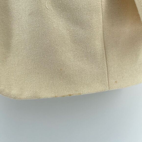 Sag Harbor Petite Women’s Cream Wool Blazer Jacket H62070JC Single Button 16P - Picture 6 of 14